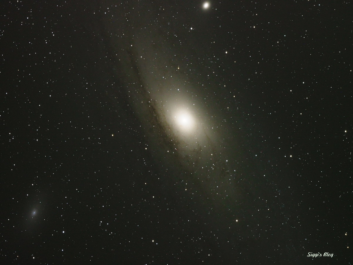 Andromeda Galaxie 4 Minuten belichtet - MGen Autoguider