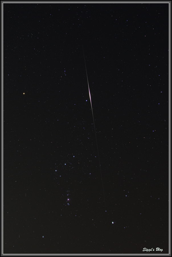 Iridiumflare am Orion