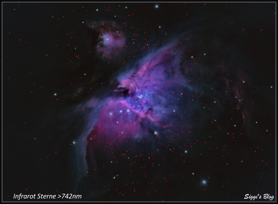 190214 M42 Zentrum + IR Sterne 190214 M42 Zentrum + IR Sterne