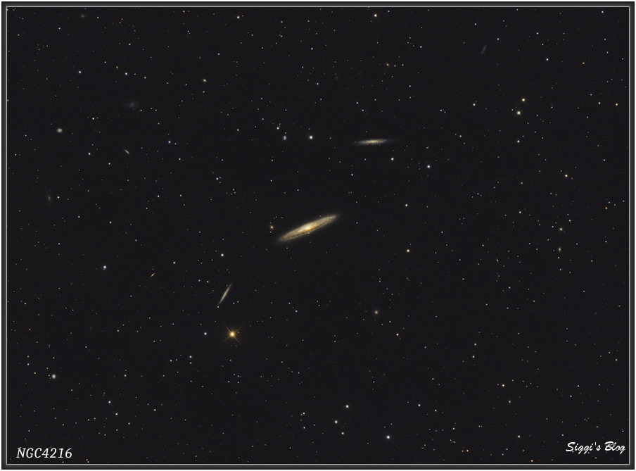 200426 NGC4216 Silberstreifgalaxie 200426 NGC4216 Silberstreifgalaxie
