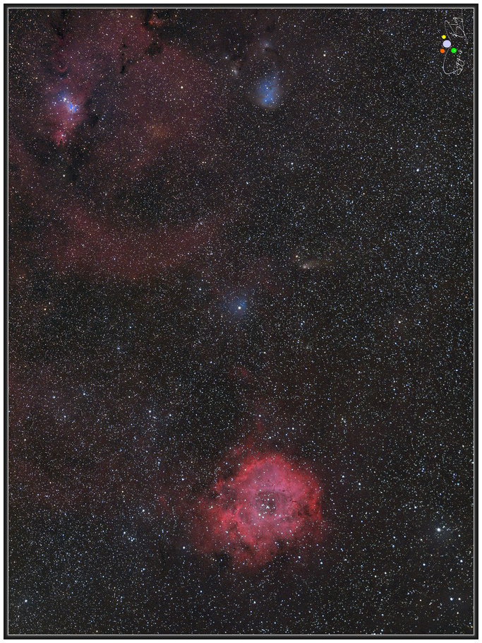 220106 Rosetten Nebel bis Weihnachtsbaum 220106 Rosetten Nebel bis Weihnachtsbaum