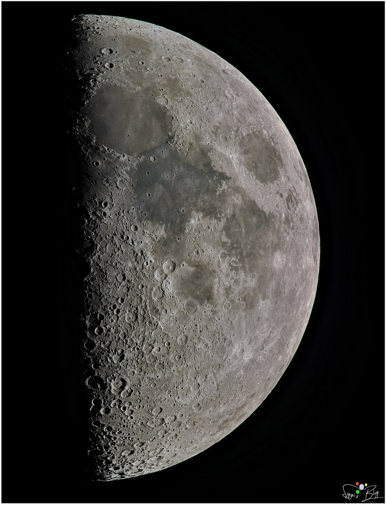 250306 Mond 50,6% / Erstes Viertel