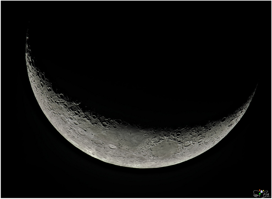 250303 Mond 18,1% beleuchtet