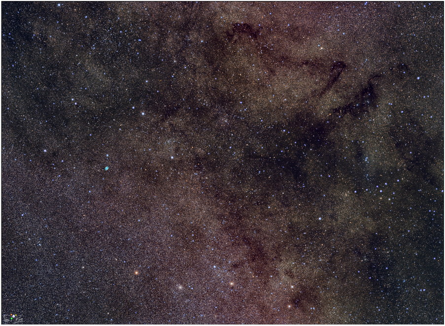 220804 Kleiderbügelhaufen, Hantelnebel und Sternbild Pfeil mit M71