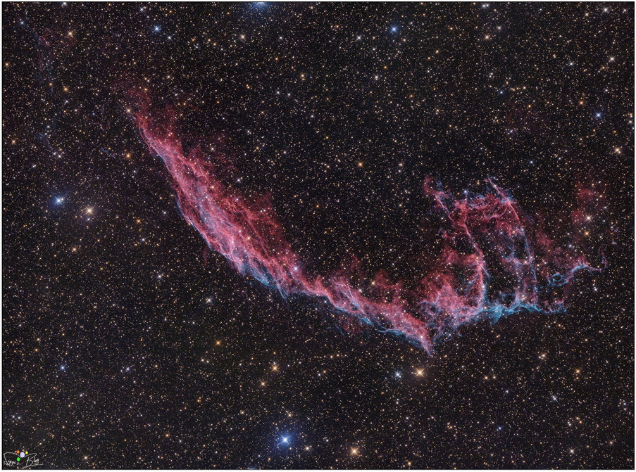 250919 Schleiernebel Ost / NGC6992 im Schwan 250919 Schleiernebel Ost / NGC6992 im Schwan