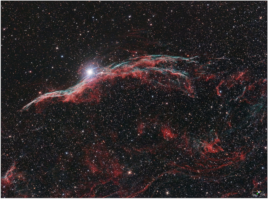 250920 Schleiernebel West / NGC6960 im Schwan - Hexenbesen Nebel 250920 Schleiernebel West / NGC6960 im Schwan - Hexenbesen Nebel