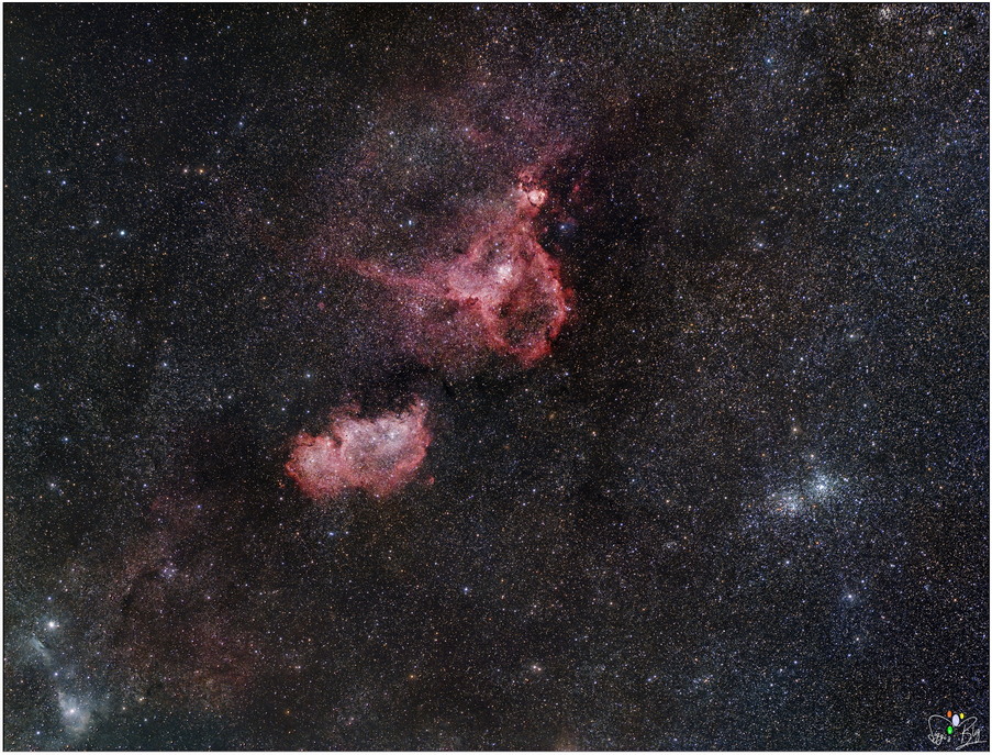 251123 Herz&Seelen Nebel & Doppelsternhaufen 251123 Herz&Seelen Nebel & Doppelsternhaufen