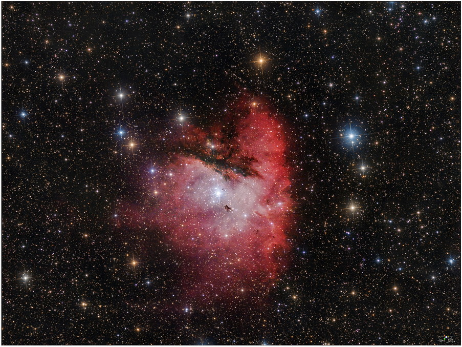 160922 & 180817 Pacman Nebel NGC281 IC1590P i/CAS 160922 & 180817 Pacman Nebel NGC281 IC1590P i/CAS