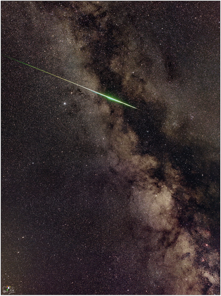 260710 Milchstrasse und Meteoroid