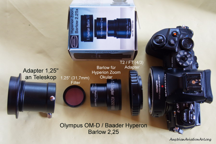 Adaption mit Barlow Adaption mit Barlow