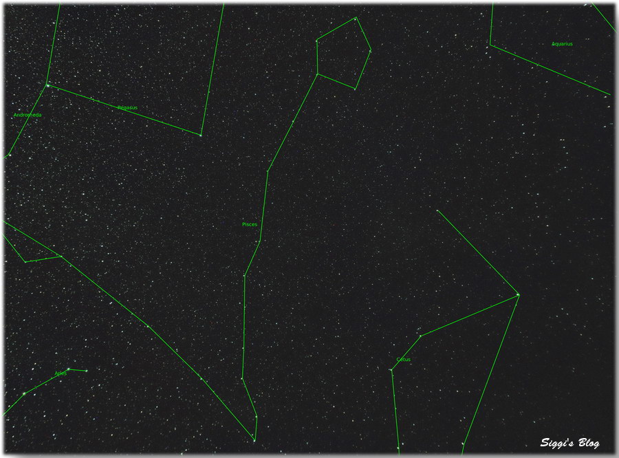 151105 Sternbild Fische / Pisces - Psc 151105 Sternbild Fische / Pisces - Psc