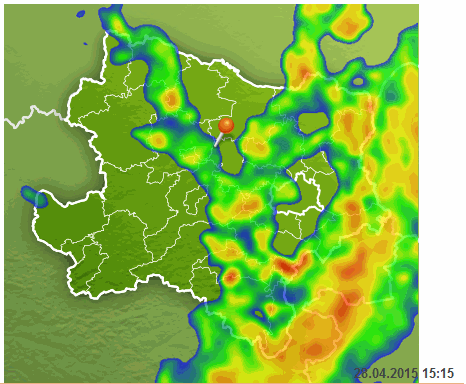 15:15 Wetterradar NÖ