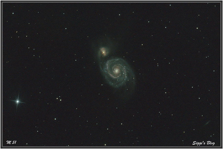 150219 M51 (NGC 5194/5195) Strudelgalaxie / Whirlpool-Galaxie 150219 M51 (NGC 5194/5195) Strudelgalaxie / Whirlpool-Galaxie