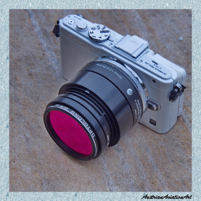 E-PL6mod mit 2" Optolong UVIR Cut adaptiert (Sigma Art. 30m/F2.8) E-PL6mod mit 2" Optolong UVIR Cut adaptiert (Sigma Art. 30m/F2.8)