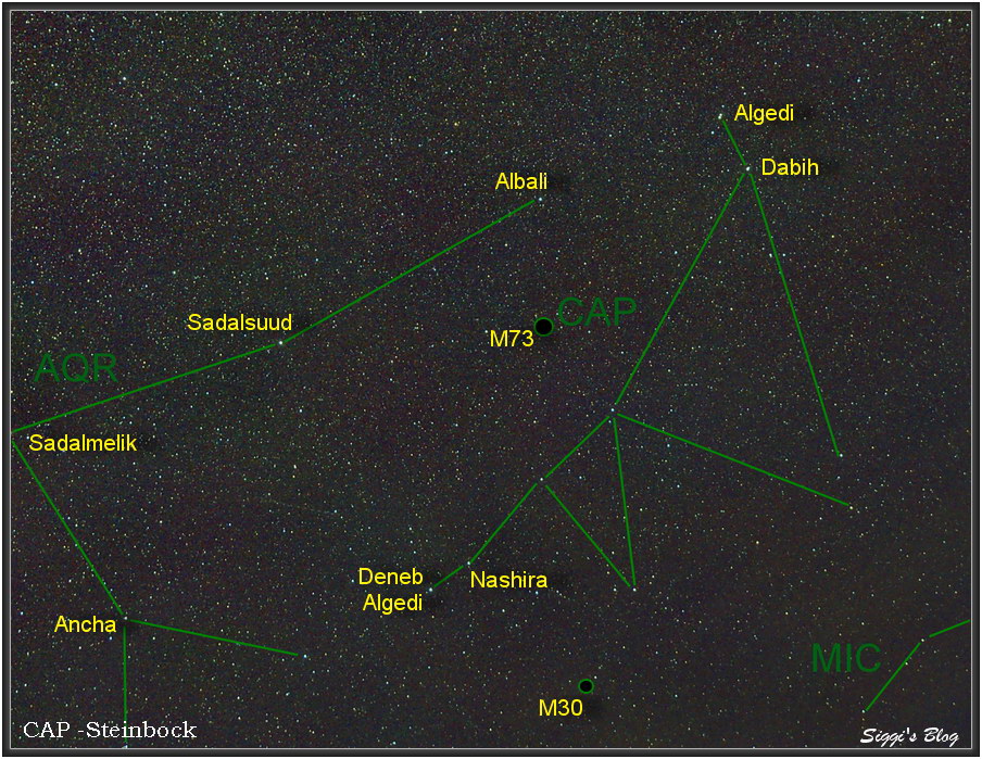 150710 Sternbild Steinbock - Capricornus- CAP 150710 Sternbild Steinbock - Capricornus- CAP
