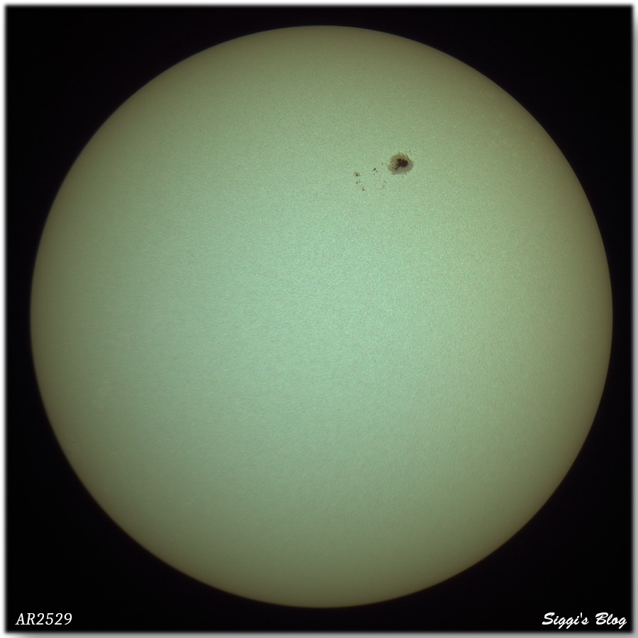 160416 Sonnenfleck AR2529 160416 Sonnenfleck AR2529