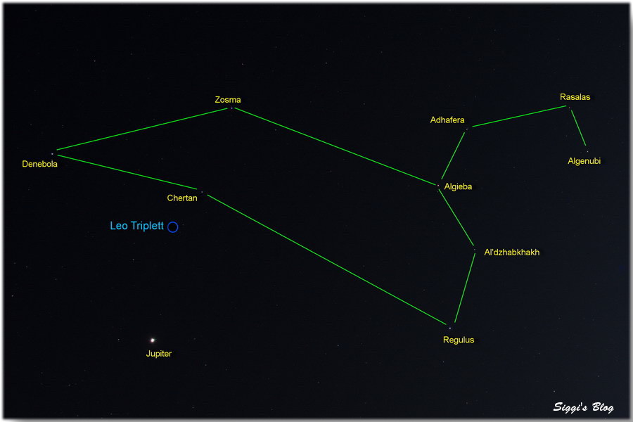 160317 Sternbild Löwe / LEO 160317 Sternbild Löwe / LEO