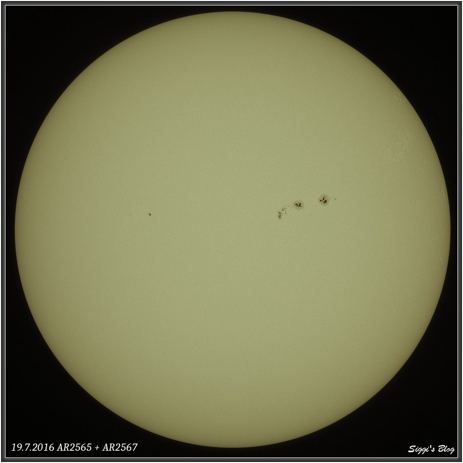 160719 Sonne AR2565 AR2567 160719 Sonne AR2565 AR2567
