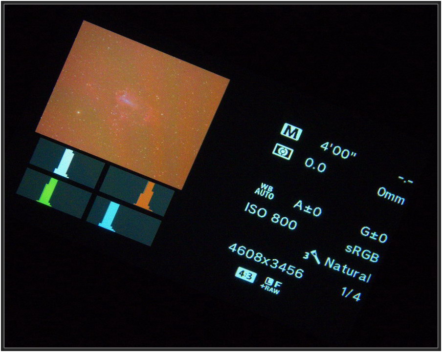 160801 M17 mm Kameradisplay beim Speichern 160801 M17 mm Kameradisplay beim Speichern