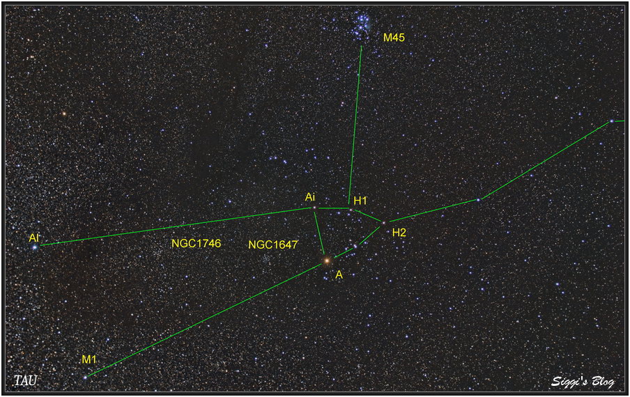 161202 TAU Sternbild Stier 161202 TAU Sternbild Stier