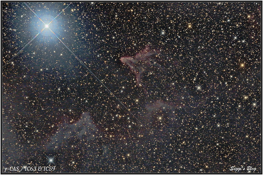 161004 γ-CAS Nebel /IC63 IC59 161004 γ-CAS Nebel /IC63 IC59