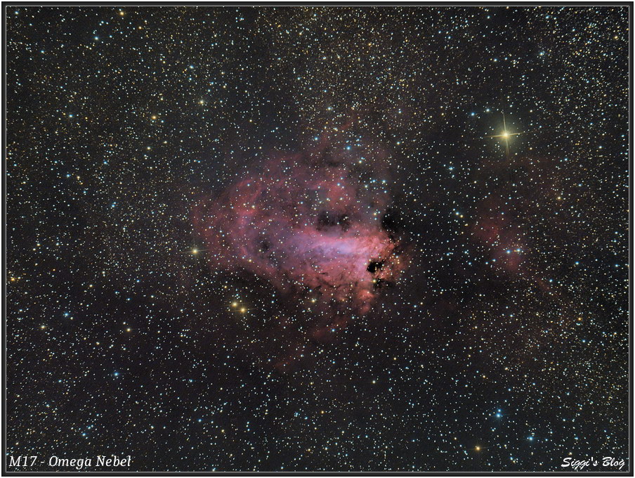160801 M17 Omega Nebel (Schwanen Nebel)