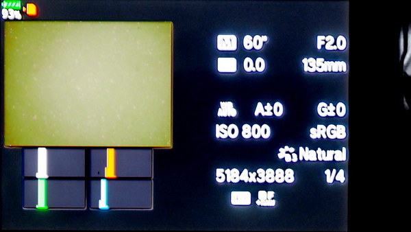 170421 Histogramm der Kamera 170421 Histogramm der Kamera