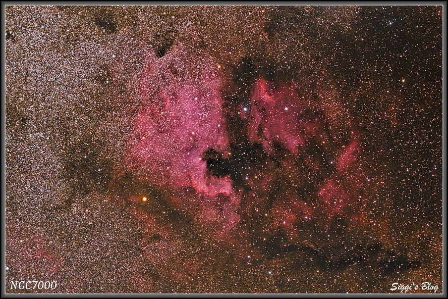 170728 NGC7000 N-Amerika Nebel & Pelikan Nebel 170728 NGC7000 N-Amerika Nebel & Pelikan Nebel