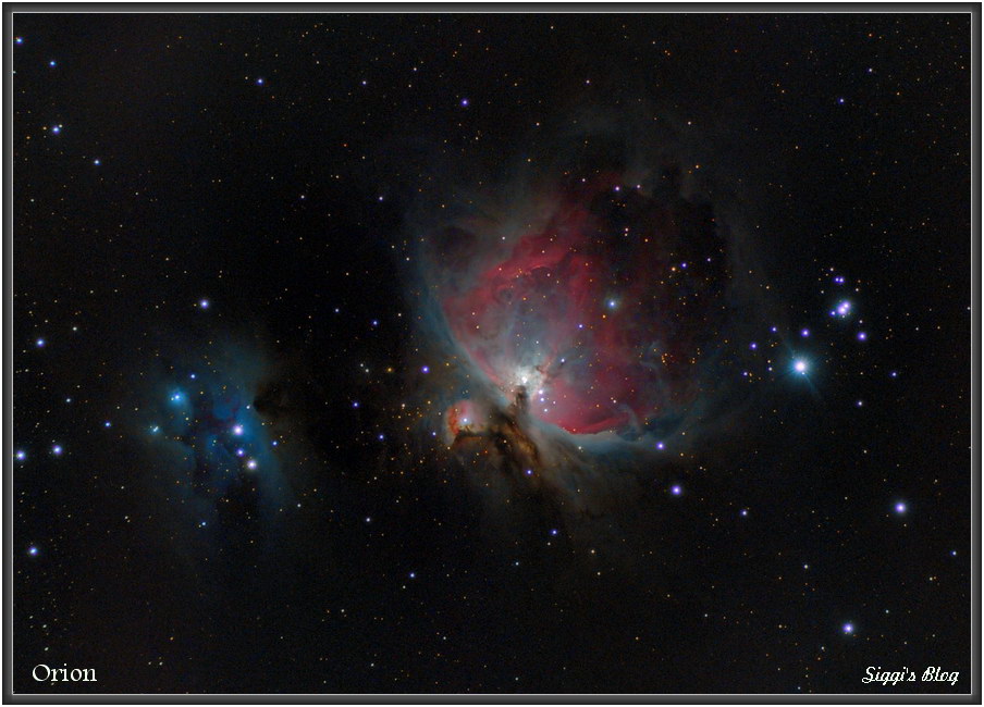 171229 Orion Nebel M42/M43 + Running Man 171229 Orion Nebel M42/M43 + Running Man