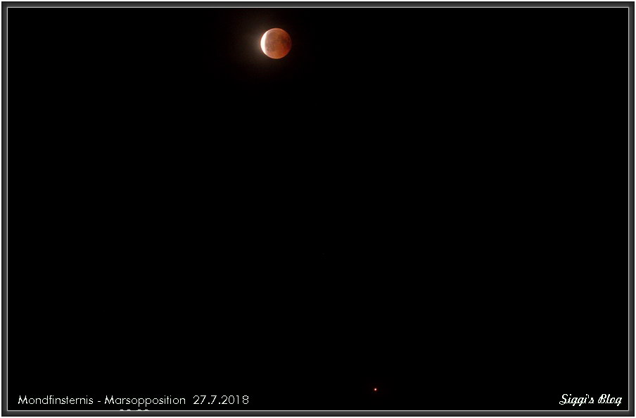 180727 Mondfinsternis - Mars Opposition (5.9 °) 180727 Mondfinsternis - Mars Opposition (5.9 °)