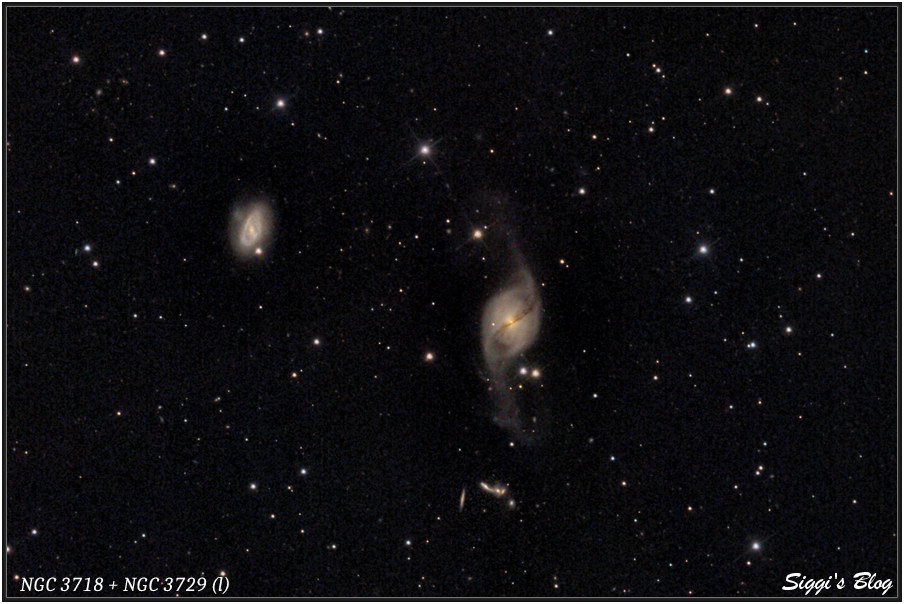 190406 NGC3718 (r) NGC3729 (l) Hickson 56 190406 NGC3718 (r) NGC3729 (l) Hickson 56