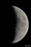 190904 Mond 38% beleuchtet