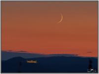 211106 Mond 4,6% beleuchtet und Goettweig