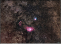 240907 Lagunen Nebel und Trifid Nebel (M8 & M20)