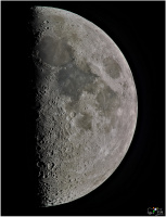 250306 Mond 50,6% / Erstes Viertel