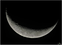250303 Mond 18,1% beleuchtet