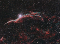 250920 Schleiernebel West / NGC6960 im Schwan - Hexenbesen Nebel