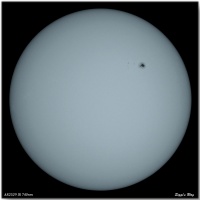 160416 Sonnenfleck AR2529 im IR Licht (ab 740nm)