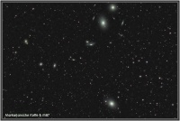 170421 Markarjansche Kette mit M87 (Virgo Galaxie / Smoking Gun Galaxie / Vigrgo A