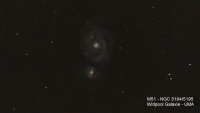 M51, NGC5194 - Wirlpool Galaxie