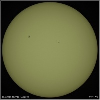 190510 Sonnenflack AR2741 und AR2740