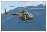 Hubschrauber sichern die Zohne von der Luft aus
