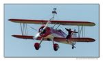 Peggy Krainz, Wing-Walking auf der Boeing Stearman
